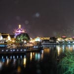 Suzhou skyline night