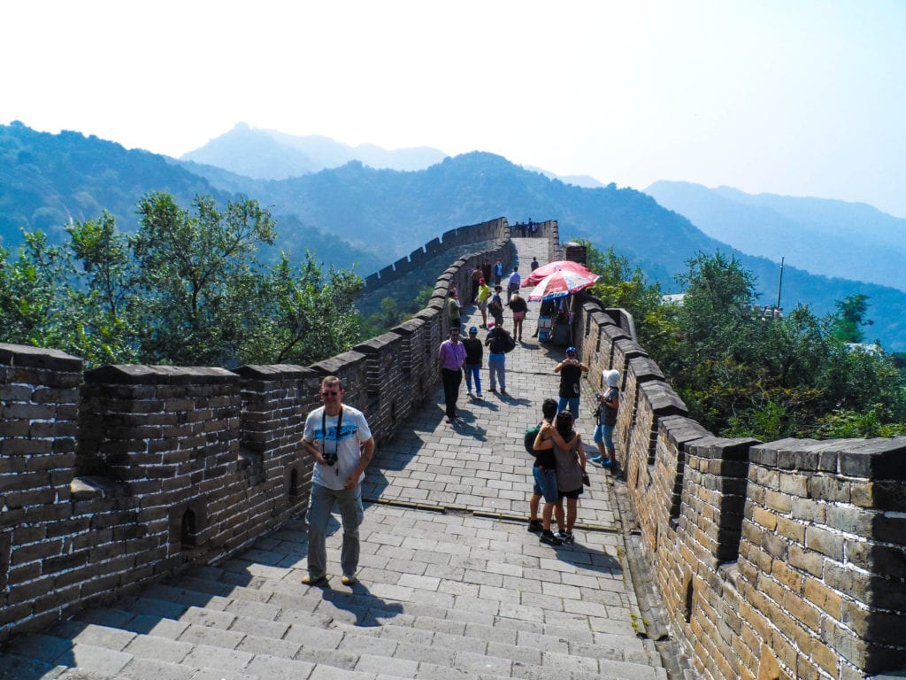 Great wall of China in Beijing 