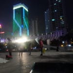 Square at night in Guiyang